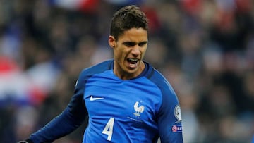 Varane con Francia. 