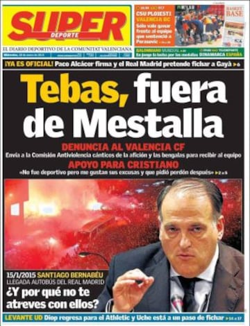 Portadas de la prensa deportiva