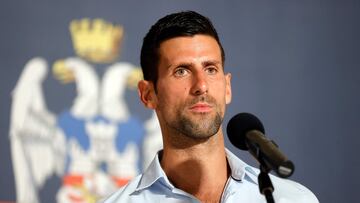 Serbia's Novak Djokovic