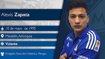 Alexis Zapata, nuevo jugador de Millonarios
