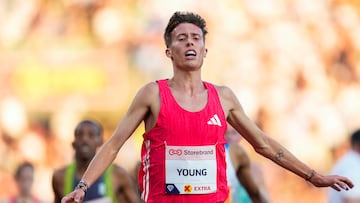 Nico Young, ganador del 5.000 en Oslo.