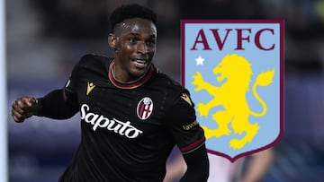 Jhon Janer Lucumí, defensa colombiano de Bologna en la mira de Aston Villa