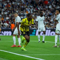 Jamie Bynoe-Gittens hace historia contra el Real Madrid en Champions League