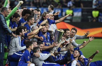 El Chelsea campeón de la Europa League. 