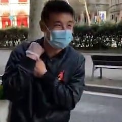 Wu Lei, de la Gran Vía y las mascarillas al aislamiento