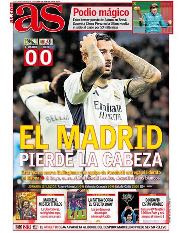 Las portadas de AS de diciembre