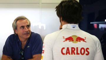 Sainz Sr. siempre ha estado muy pendiente de la carrera de sus hijo.