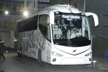 La concentración del Real Madrid antes de su partido contra la Roma