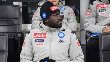 Koulibaly trabaja al margen en el entrenamiento del Nápoles
