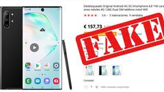 Cuidado con estos plagios de móviles Samsung y Huawei en AliExpress