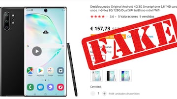 Cuidado con estos plagios de móviles Samsung y Huawei en AliExpress