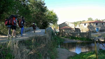 Peregrinos de camino a Santiago por la zona de Arzúa /flickr/Miriam Mezzera