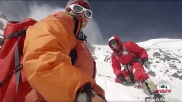 Alberto Zerain y Jonathan García llegan al Campo 2 del Annapurna.