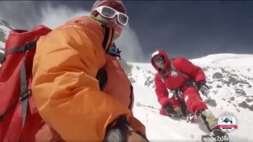 Alberto Zerain y Jonathan Garc&iacute;a llegan al Campo 2 del Annapurna.