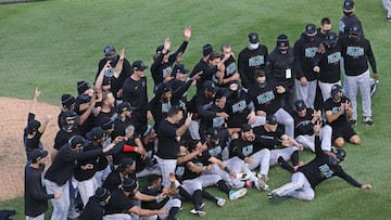 El equipo de Florida gan&oacute; su primera serie de postemporada desde 2003, a&ntilde;o en el que el club gan&oacute; su segunda Serie Mundial, en seis juegos ante los Yankees.