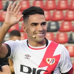 Falcao y el reto goleador que asume en el Rayo Vallecano
