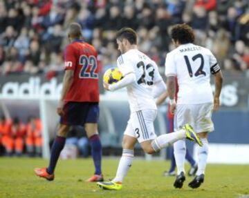 Isco tras marcar el 2-1.