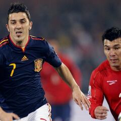 David Villa elige a los tres mejores de Chile y sorprende con su decisión