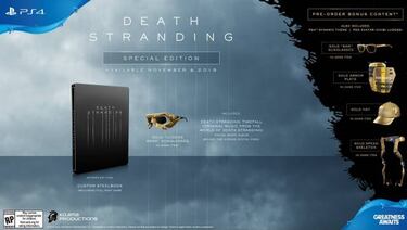 Death Stranding adelanta cómo serán todas sus ediciones