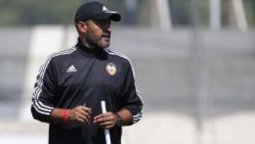 Nuno, en un entrenamiento.