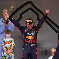 Sergio Pérez, número uno del ranking de pilotos después del GP de Mónaco