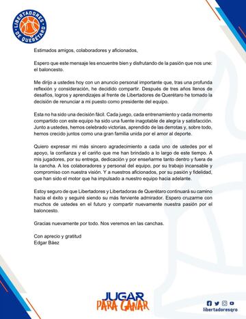 Libertadores de Querétaro agudiza la crisis: renuncia su presidente