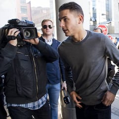 Lucas Hernández se ha casado, pese a la orden de alejamiento