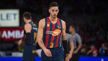 Luca Vildoza cuando era jugador del Baskonia.