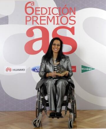 Fue premiada nuevamente con el Premio AS paralímpico en 2012 y recibió otras distinciones, la más destacada la Gran Cruz de la Real Orden del Mérito Deportivo que le concedió el Gobierno de España. Es el máximo reconocimiento oficial para un deportista es