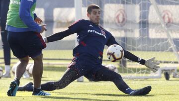 Santiago, 23 de julio 2019 Entrenamiento Universidad de Chile. El jugador de Universidad de Chile, Gonzalo Collao, durante el entrenamiento en el CDA. Ramon Monroy/Photosport