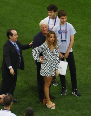 El actor norteamericano en San Siro.