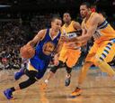 Los Warriors asombran con un excelso Stephen Curry
