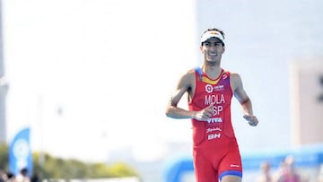 El español Mario Mola, líder en las Series Mundiales de triatlón.