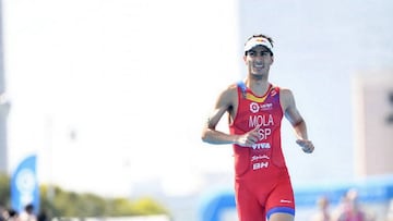 El espa&ntilde;ol Mario Mola, l&iacute;der en las Series Mundiales de triatl&oacute;n.