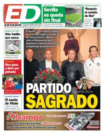 Portadas de la prensa deportiva