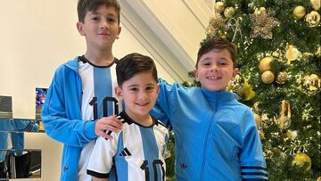 “Allá vamos, Qatar”: Antonela Roccuzzo y sus hijos, listos para alentar a Messi