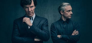 Sherlock, la serie que dio el estrellato a Mark Gatiss y Steven Moffat.