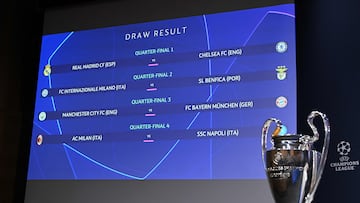 The draw was made at UEFA HQ in Nyon to decide how the business end of the biggest club competition in the world would look.