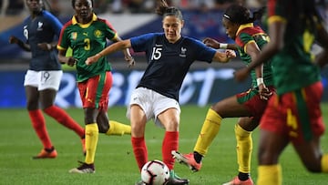 Bussaglia, el pasado mes de octubre, con Francia en un amistoso ante Camerún.