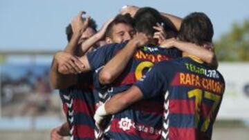 Primera victoria del Llagostera frente a un Alavés con nueve