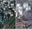 Imágenes satelitales revelan la magnitud del incendio de Hong Kong: arrasó siete torres y fallecieron 128 personas