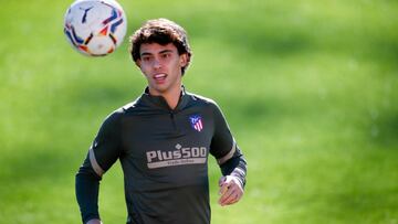 João Félix, en un entrenamiento.