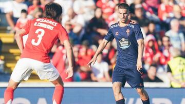 Sergio Carreira está participando en pretemporada con el Celta.