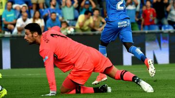 Sergio Rico, en Getafe,