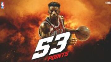 Butler vuelve a ser Jordan: ¡53pts!, 10 rebotes y 6 asistencias
