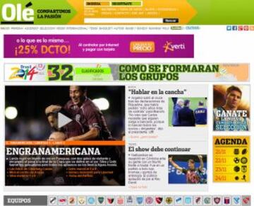 Portadas de la prensa extranjera