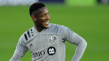 El atacante hondureño, Romell Quioto, perdió la cabeza y vio la tarjeta roja en la derrota de Montréal CF ante Orlando City, en el debut de su club en MLS.