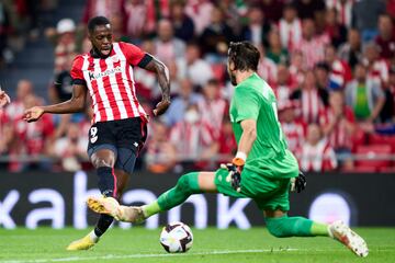 1-1. Iñaki Williams marca el primer gol.