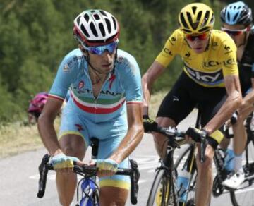 Vincenzo Nibali y Chris Froome.