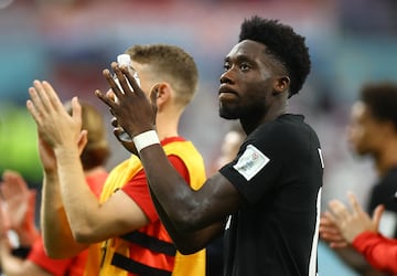 Alphonso Davies, de Canadá, queda eliminado junto a su equipo del Mundial de Qatar.